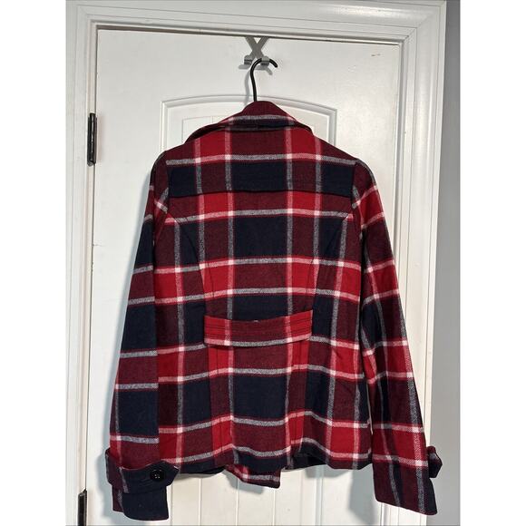 Plaid Multicolored American Eagle Outfitters Winter Jacket Size Small - Picture 3 of 3